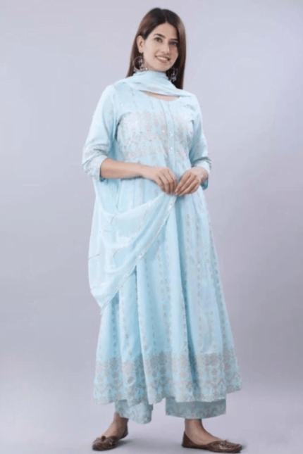 PEST COLOR Stitched Salwar Suit -SK0065