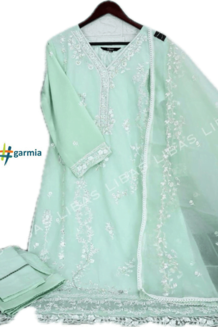 Exclusive Mint Color Salwar Kameez -SK0073